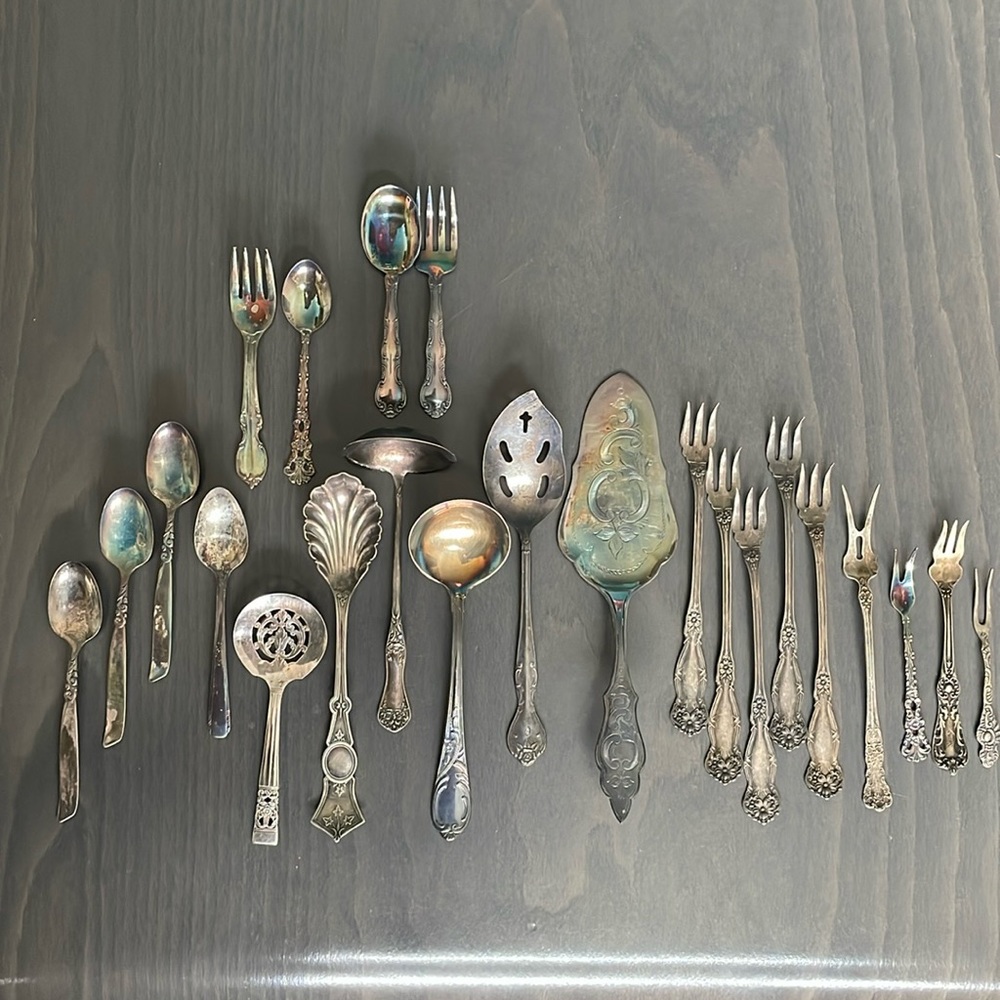 Lot Vintage Sterling Silverware